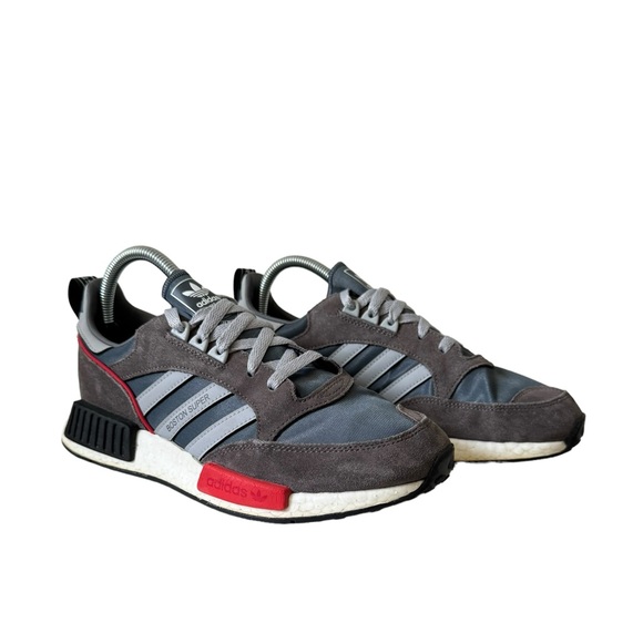 Men's Adidas Boston Super R1 Running Tennis Shoes in Cool Grey 7 - Picture 1 of 14